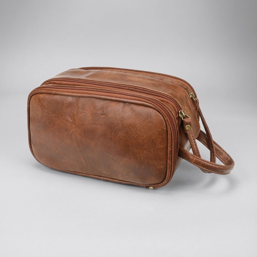 Multi-Compartment Toiletry Bag featuring a Wet-Dry Section, designed for easy organization and water resistance, perfect for travel for both men and women 0